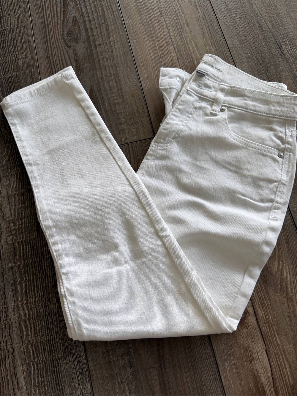 Style & Co. White Women's curvy Skinny Jeans